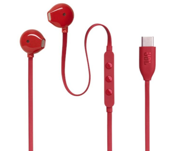 JBL Tune 305C USB-C Czerwone - 1288163 - zdjęcie